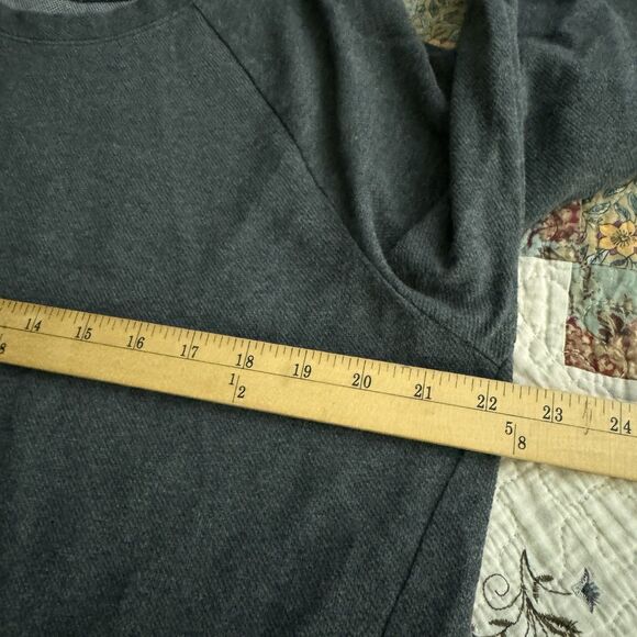 Arc'teryx Women's Sz XL Charcoal Gray Heather Momenta Centre Pullover Sweatshirt - Picture 6 of 6